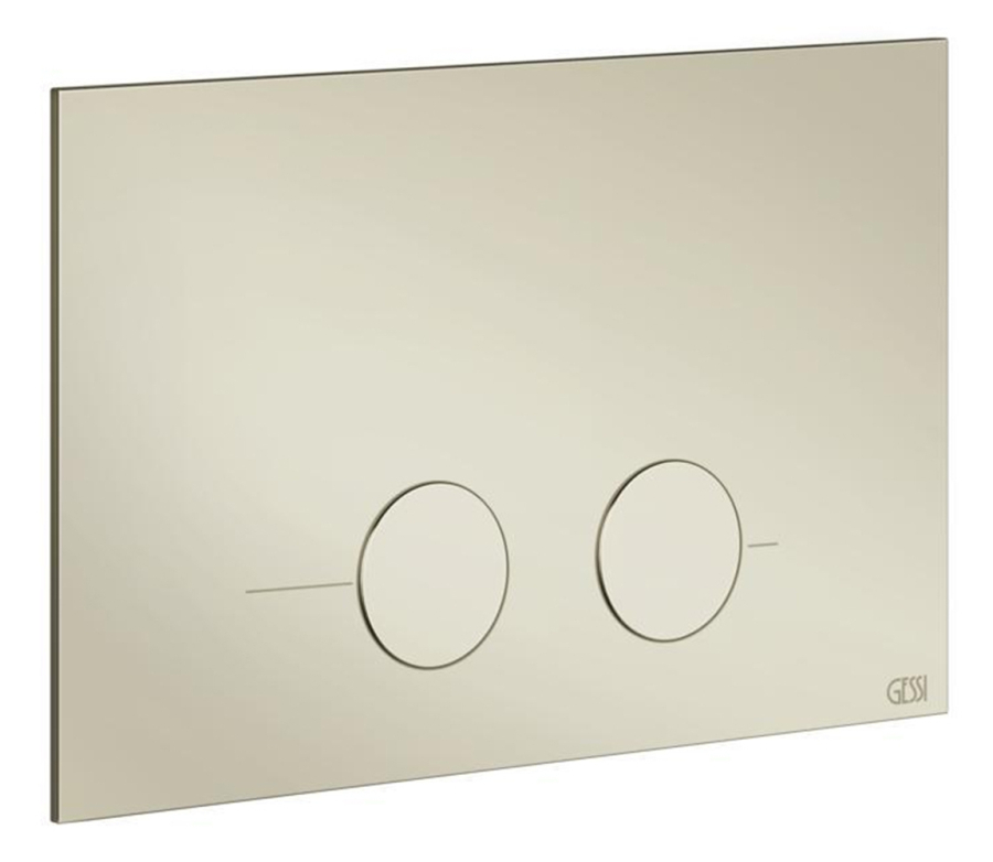 Клавиши смыва Gessi, для унитаза, к инсталляции Geberit (Geberit Sigma 8 и Geberit Sigma 12), цвет Nickel PVD