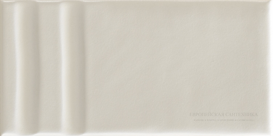 La Fabbrica Ava Керамическая плитка Grooves Bone Glossy Decoro 7,5x15 - изображение 3