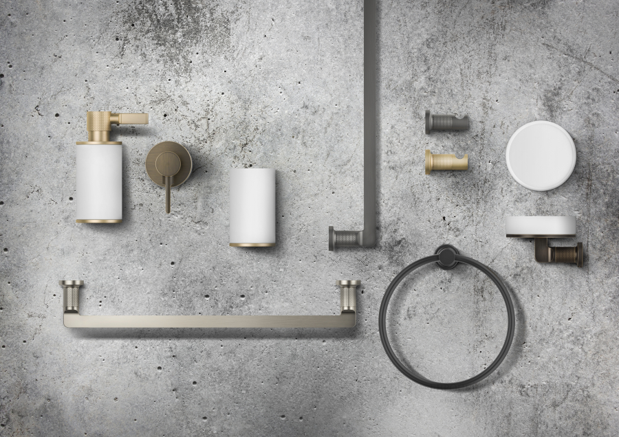 Мыльница Gessi Inciso ø115хh84 мм, настенная, цвет Brass Brushed PVD - изображение 2