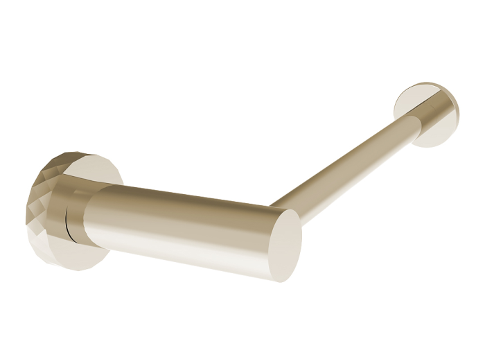 На изображении товар Бумагодержатель Carlo Frattini Spillo Tech X  176x84 мм, открытый, цвет брашированная шампань от официального представителя в Москве