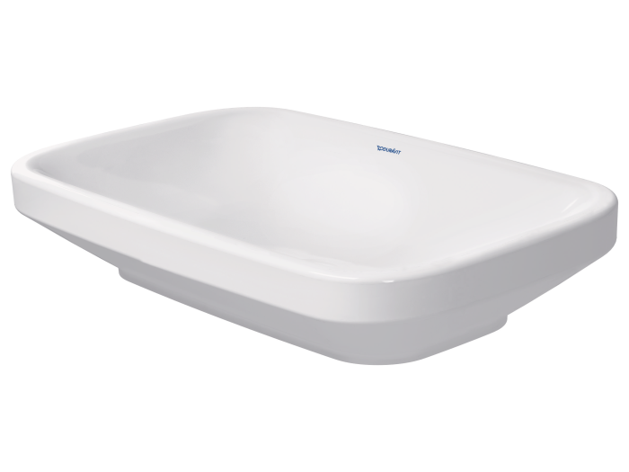 На изображении товар Раковина Duravit DuraStyle накладная, 600х380 мм, без перелива, без площадки под смеситель, цвет белый от официального представителя в Москве