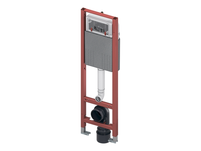 На изображении товар Застенный модуль TECEprofil со смывным бачком Compact 320, высота 1120 мм от официального представителя в Москве