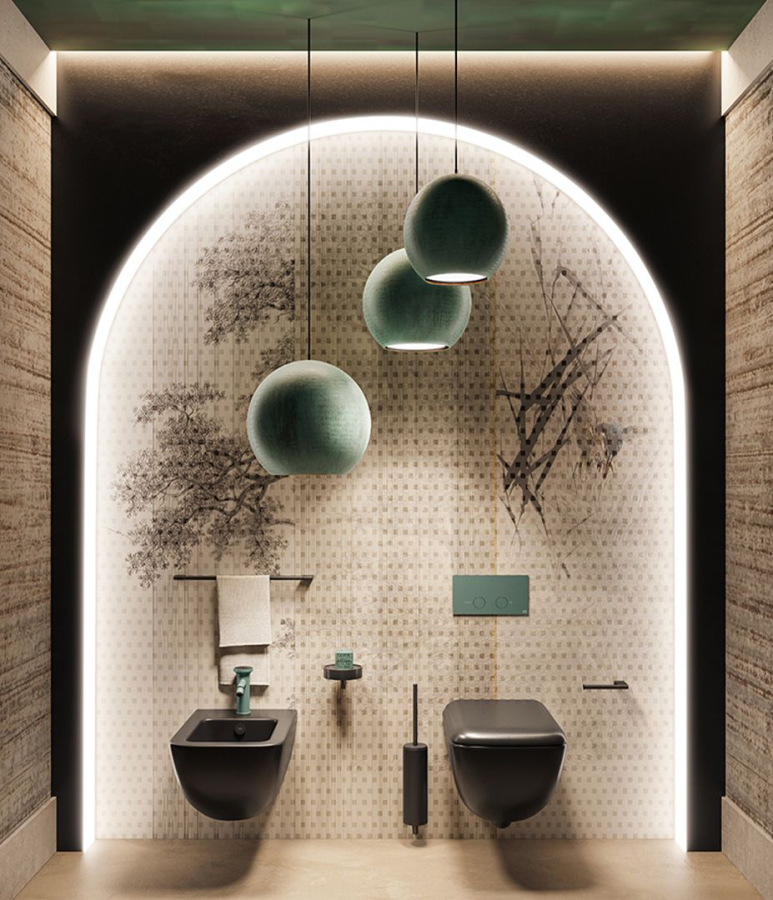 Мыльница Gessi Origini, настенная, цвет Black Metal Brushed PVD - изображение 1