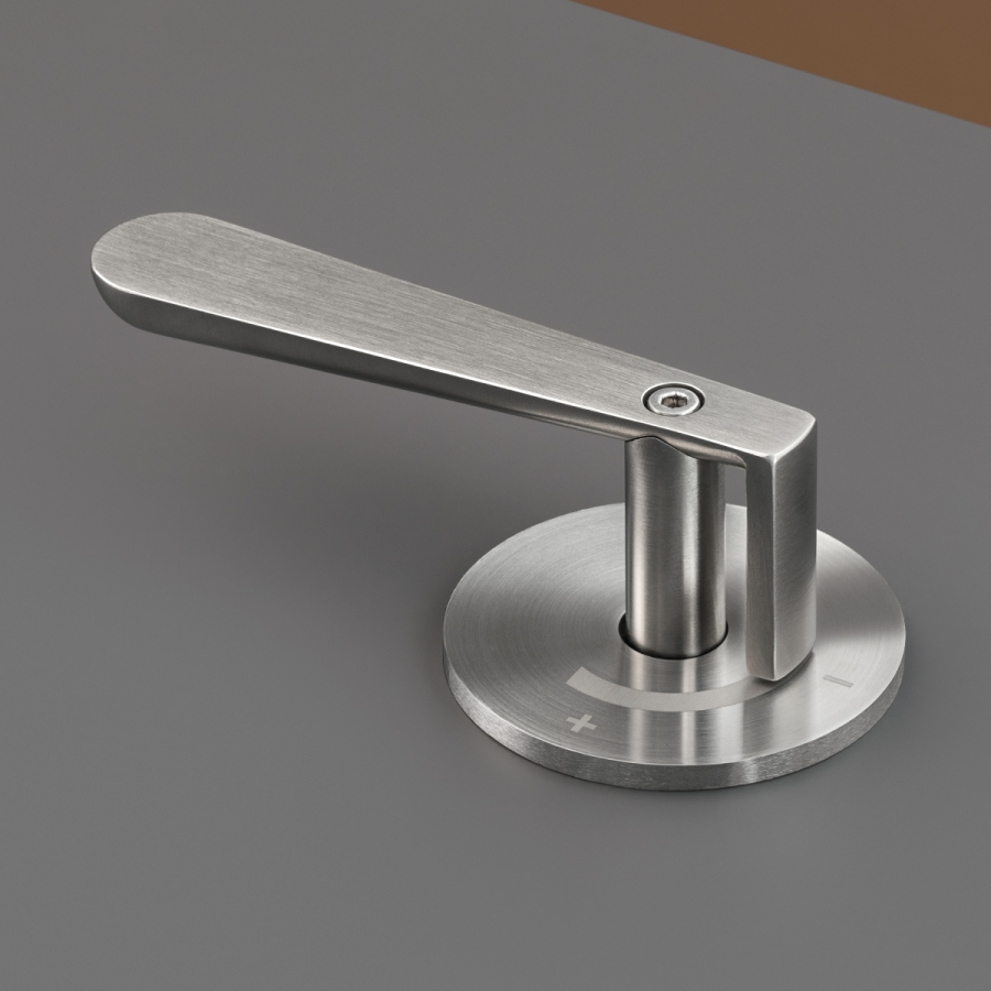 Смеситель для раковины CeaDesign Lutezia, на 3 отверстия, поворотный излив, H. 235 мм, сталь, цвет сатинированная бронза - изображение 2