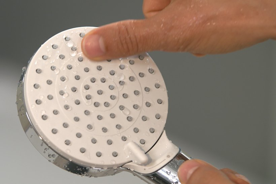 Лейка душевая Hansgrohe Crometta Vario, цвет белый/хром - изображение 2