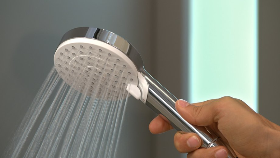Лейка душевая Hansgrohe Crometta Vario, цвет белый/хром - изображение 3