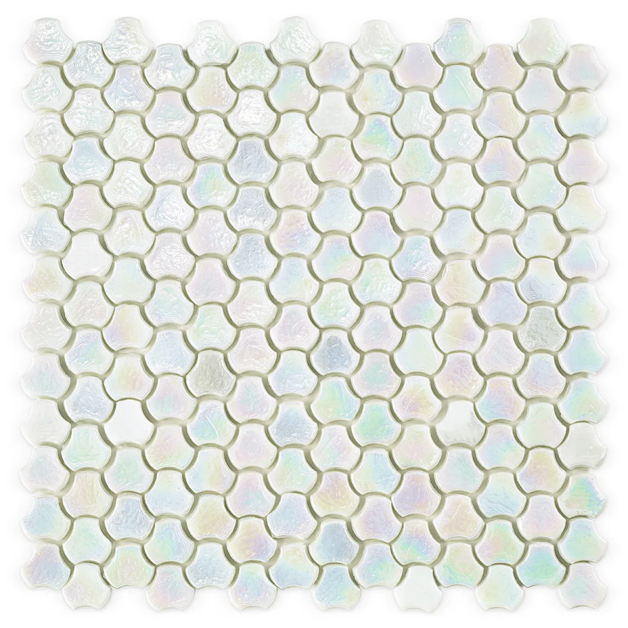 Sicis Стеклянная мозаика Clover Sparkle chips size 25 mm sheet-size 286x283 mm