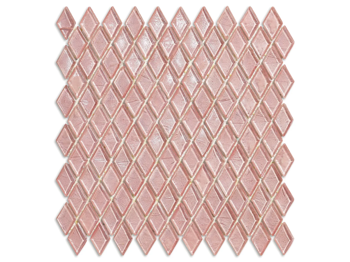 На изображении товар Sicis Стеклянная мозаика Diamond ITEM 02 Princess chips size 23х40 mm sheet size 259x266 mm от официального представителя в Москве