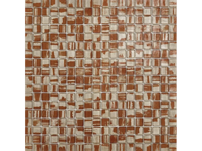 На изображении товар Sicis Стеклянная мозаика Ragtime Mosaic Johnson chips size 15х15 mm sheet size 295x295 mm от официального представителя в Москве