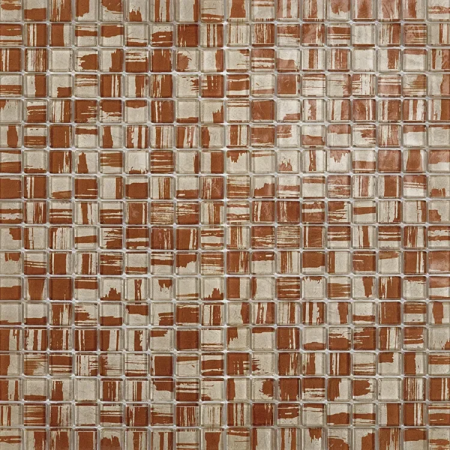 Sicis Стеклянная мозаика Ragtime Mosaic Johnson chips size 15х15 mm sheet size 295x295 mm