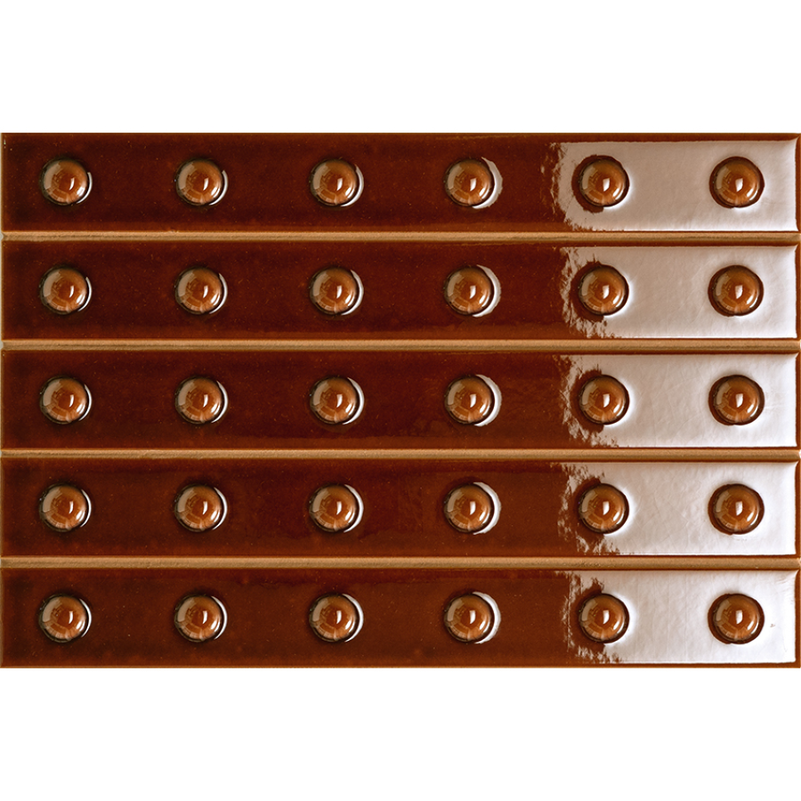 Mutina Керамическая плитка Punto Glossy Up Brun 21X31,5