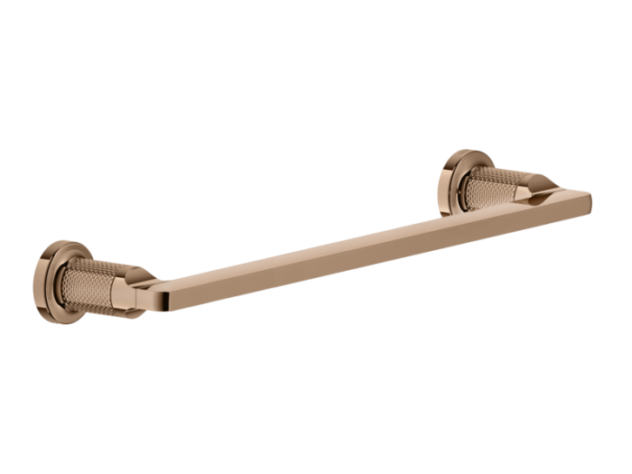 На изображении товар Полотенцедержатель Gessi Inciso L300 мм, настенный, цвет Copper PVD от официального представителя в Москве