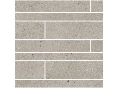 На изображении товар TerratintaCeramics мозаика, керамогранит Lagom Matt Oyster Brick Wall Mosaic 30x60 / 9.5 от официального представителя в Москве