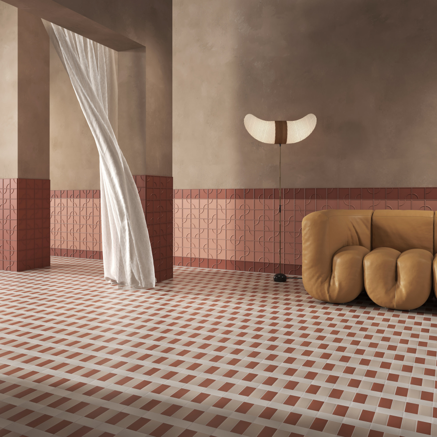 Micro. Керамогранит Ways Line Terracotta 12,5X12,5 - изображение 11