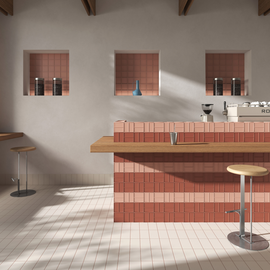 Micro. Керамогранит Ways Line Terracotta 12,5X12,5 - изображение 9