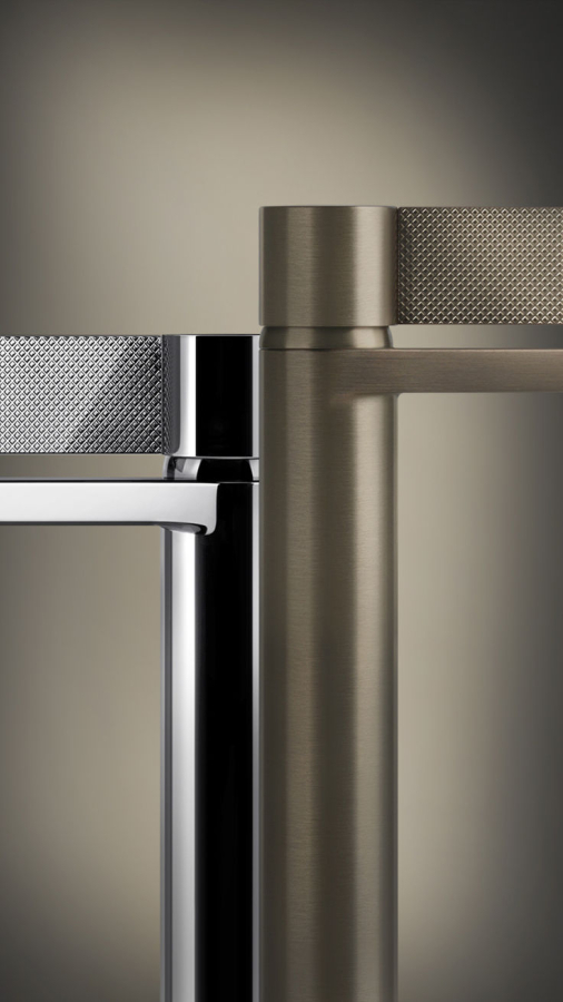 Смеситель для раковины Gessi Inverso, средний, с изливом 199 мм,  донным клапаном "Stop&Go",  цвет Chrome - изображение 1