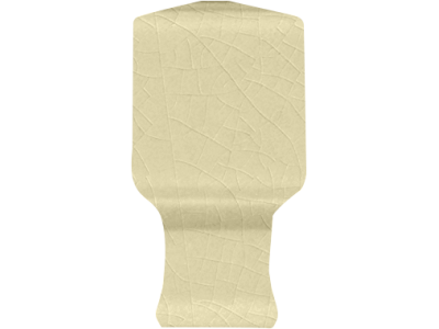 CERAMICHE GRAZIA  Угловой элемент ELEGANCE ANGOLO BORDURA 1,5X3,5 BONE CRAQUELE