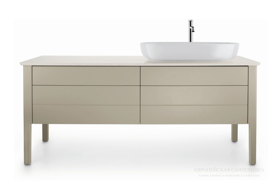 Раковина Duravit Luv накладная, 800х400 мм, цвет белый - изображение 4