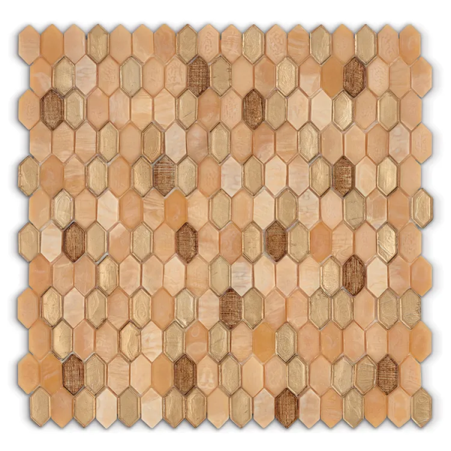 Sicis Стеклянная мозаика Crystal Blends Porifera Mix chips size 31x15 mm sheet size 304x300 mm