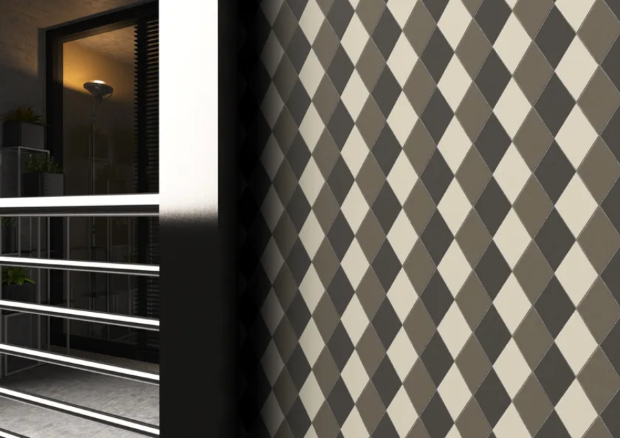 Etruria Керамогранит Xxs Rombo E 4X7 Su Rete Monocolore Super Bianco - изображение 2