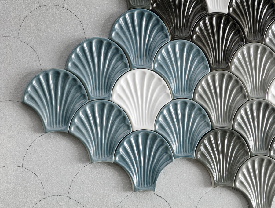 Sartoria Керамическая плитка Artigiana Le Conchiglie 08 Fumo Glossy 15x15.5 - изображение 1