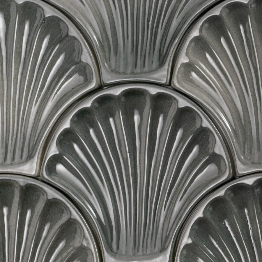 Sartoria Керамическая плитка Artigiana Le Conchiglie 08 Fumo Glossy 15x15.5