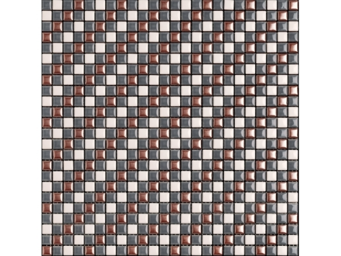 На изображении товар Appiani Керамическая мозаика Textures Diago Tex. 001 30x30 (1.2) от официального представителя в Москве