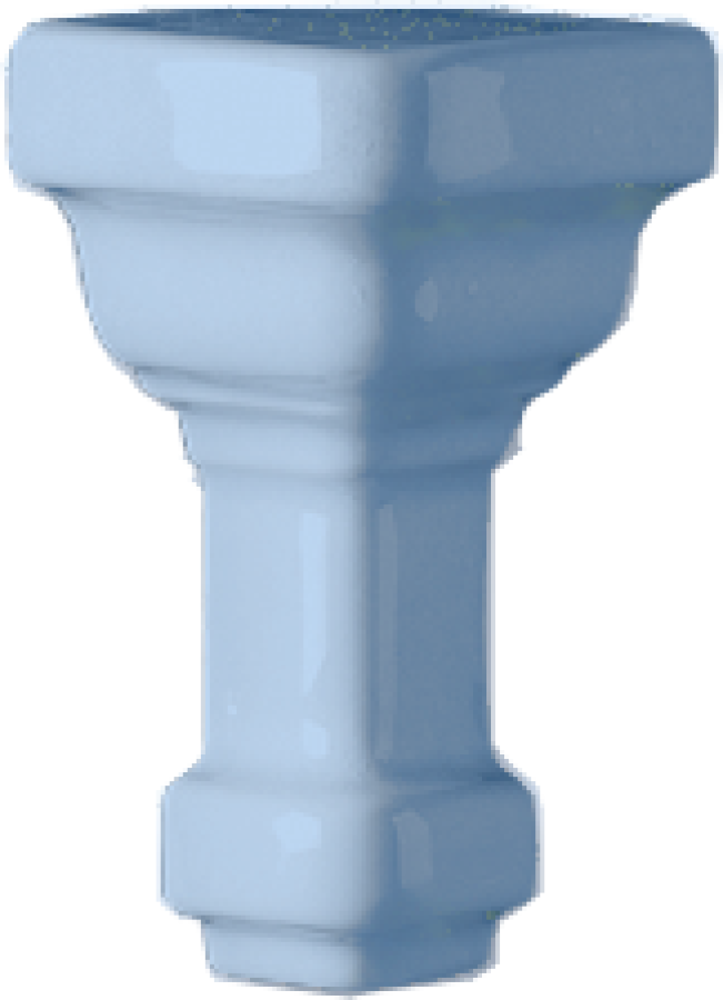 CERAMICHE GRAZIA Угловой элемент ESSENZE ANGOLO ESTERNO PARETE CAPITELLO GENZIANA