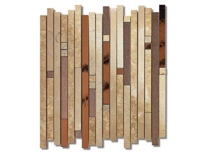 На изображении товар Sicis Смешанная мозаика Fibers Thick Conifers 288x331 mm от официального представителя в Москве