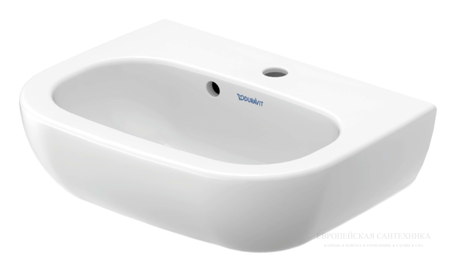 Раковина Duravit D-Code подвесная, 450х340 мм, с 1 отверстием под смеситель, цвет белый - изображение 1