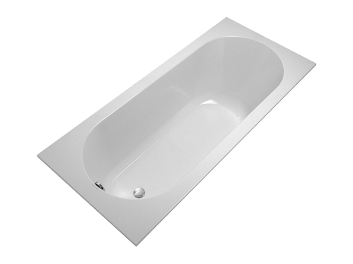 На изображении товар Ванна Villeroy&Boch Oberon 2.0, 1800х800 мм, удлиненный комплект слив/перелива (хром + белым), ножки,  цвет белый от официального представителя в Москве