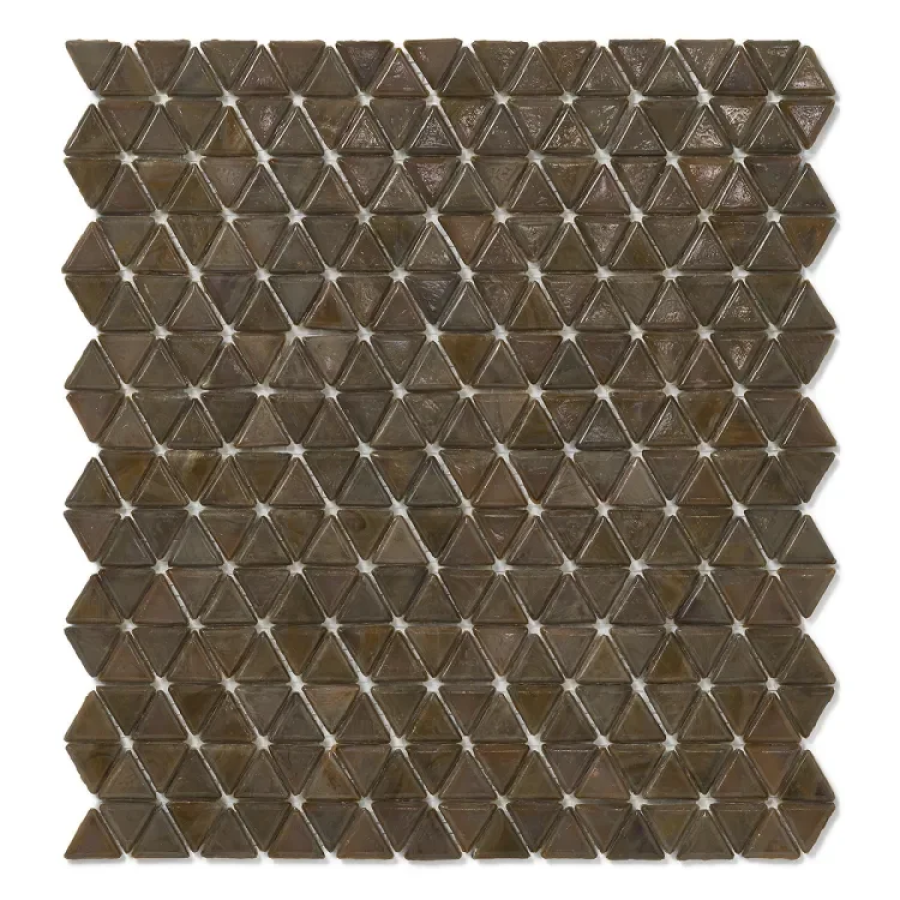 Sicis Смальтовая мозаика Trigono Mosaic Carruba chips size 19x21 mm sheet-size 284x300 mm