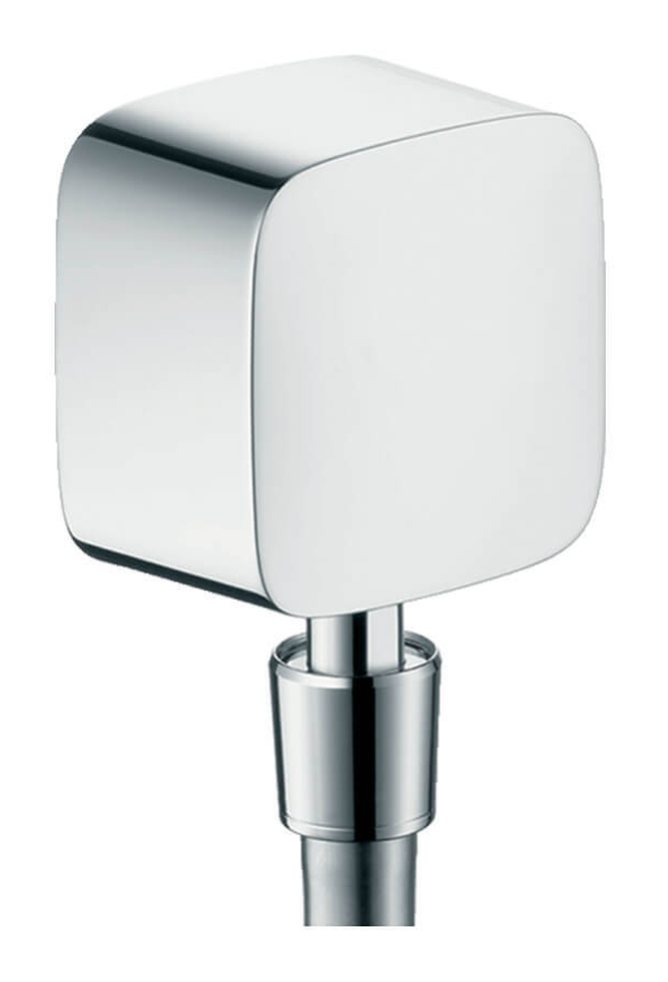 Шланговое подсоединение Hansgrohe PuraVida Fixfit, настенный, цвет хром