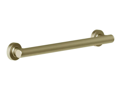 На изображении товар Поручень для ванны и душа Gessi, L450 мм, цвет Brushed Brass PVD от официального представителя в Москве