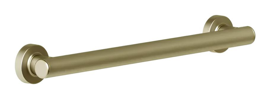 Поручень для ванны и душа Gessi, L450 мм, цвет Brushed Brass PVD