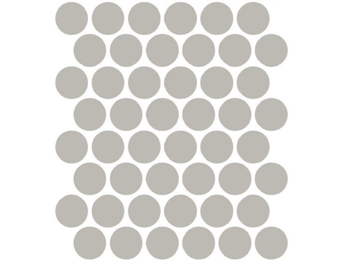 На изображении товар Etruria Керамогранит XXS-3D Cerchio 3D 5Х5 Perla Su Rete Monocolore 33Х37 от официального представителя в Москве