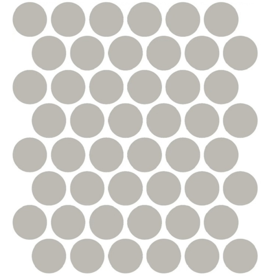 Etruria Керамогранит XXS-3D Cerchio 3D 5Х5 Perla Su Rete Monocolore 33Х37