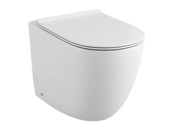 На изображении товар Унитаз Artceram File 2.0  360х520 мм, напольный, безободковый, под встроенный бачок, слив универсальный, комплект креплений, цвет матовый белый от официального представителя в Москве