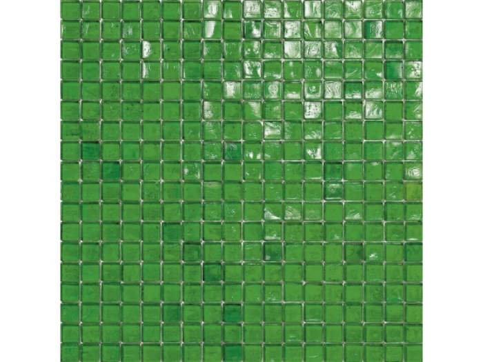 На изображении товар Sicis Стеклянная мозаика Waterglass Evergreen 24 chips size 10х10 mm sheet size 295x295 mm от официального представителя в Москве