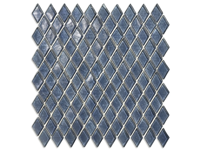 На изображении товар Sicis Стеклянная мозаика Diamond ITEM T45 Tavernier chips size 23х40 mm sheet size 251x253 mm от официального представителя в Москве