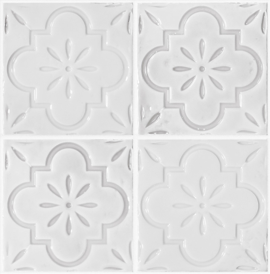 CERAMICHE GRAZIA  Керамическая плитка SHADES OF ART 13X13 GIRALDA ALABASTER - изображение 1