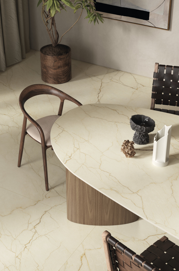 FMG Maxfine Керамогранит Marmi Crema avorio natural 300x150 - изображение 4