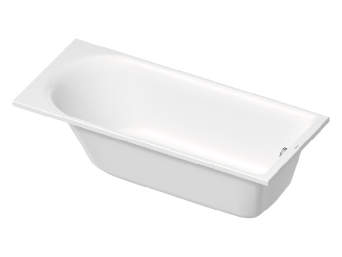 На изображении товар Ванна Duravit D-Neo, встраиваемая, 1800x800 мм, с 1 наклоном для спины, цвет белый от официального представителя в Москве