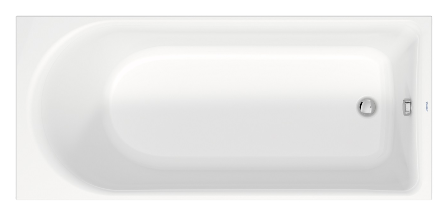 Ванна Duravit D-Neo, встраиваемая, 1800x800 мм, с 1 наклоном для спины, цвет белый