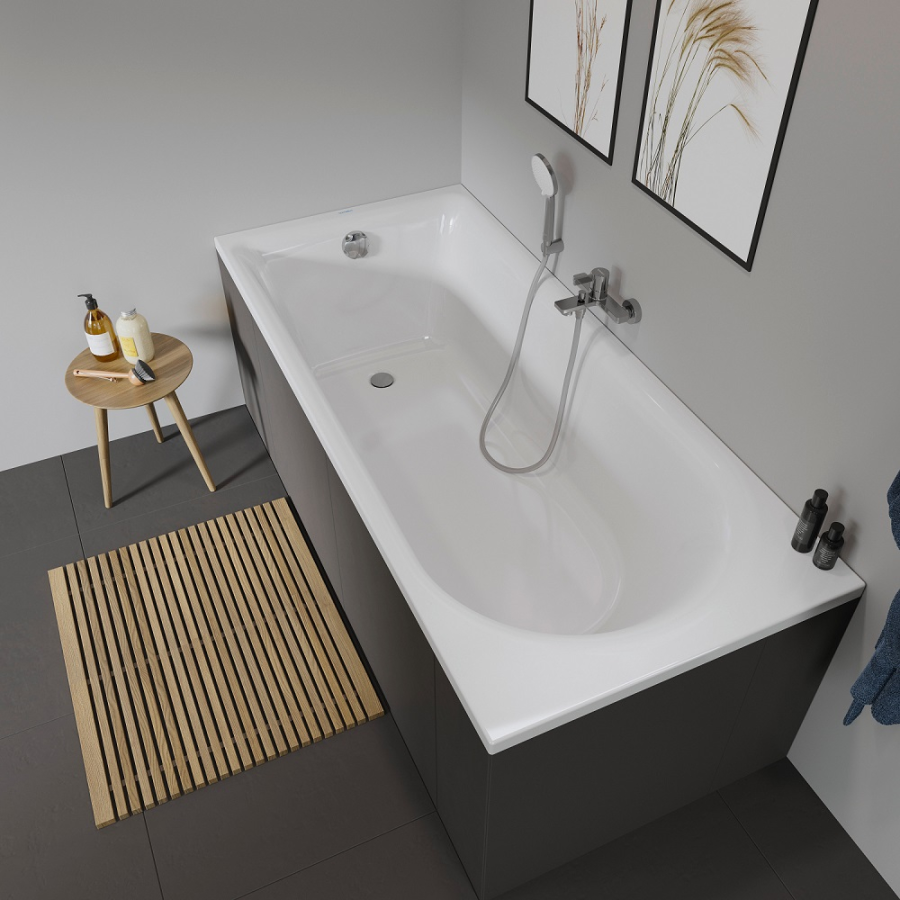 Ванна Duravit D-Neo, встраиваемая, 1800x800 мм, с 1 наклоном для спины, цвет белый - изображение 5