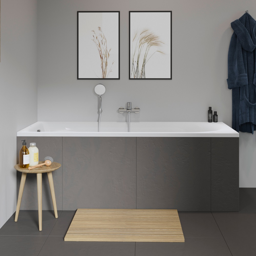 Ванна Duravit D-Neo, встраиваемая, 1800x800 мм, с 1 наклоном для спины, цвет белый - изображение 7