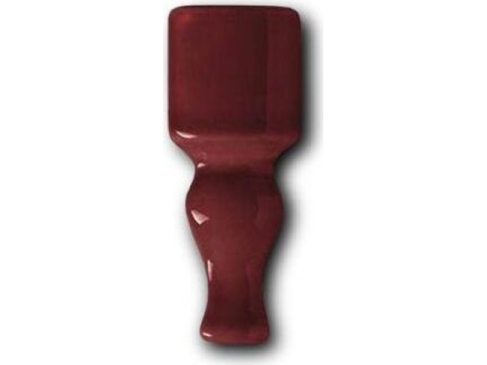 На изображении товар CERAMICHE GRAZIA Угловой элемент VINTAGE ANGOLO FINALE 2X6,5 DARK WINE от официального представителя в Москве