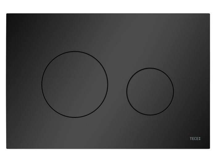 На изображении товар Панель смыва TECEloop для унитаза, цвет чёрный матовый от официального представителя в Москве