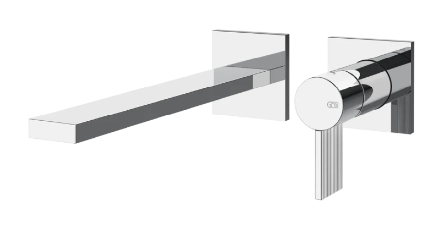 Cмеситель для раковины Gessi Inverso, встраиваемый, настенный, внешние части, цвет Сhrome