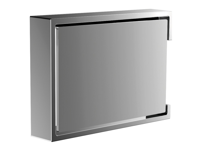 На изображении товар Бумагодержатель с крышкой, Emco Liaison, 127 х 30 мм, хром от официального представителя в Москве